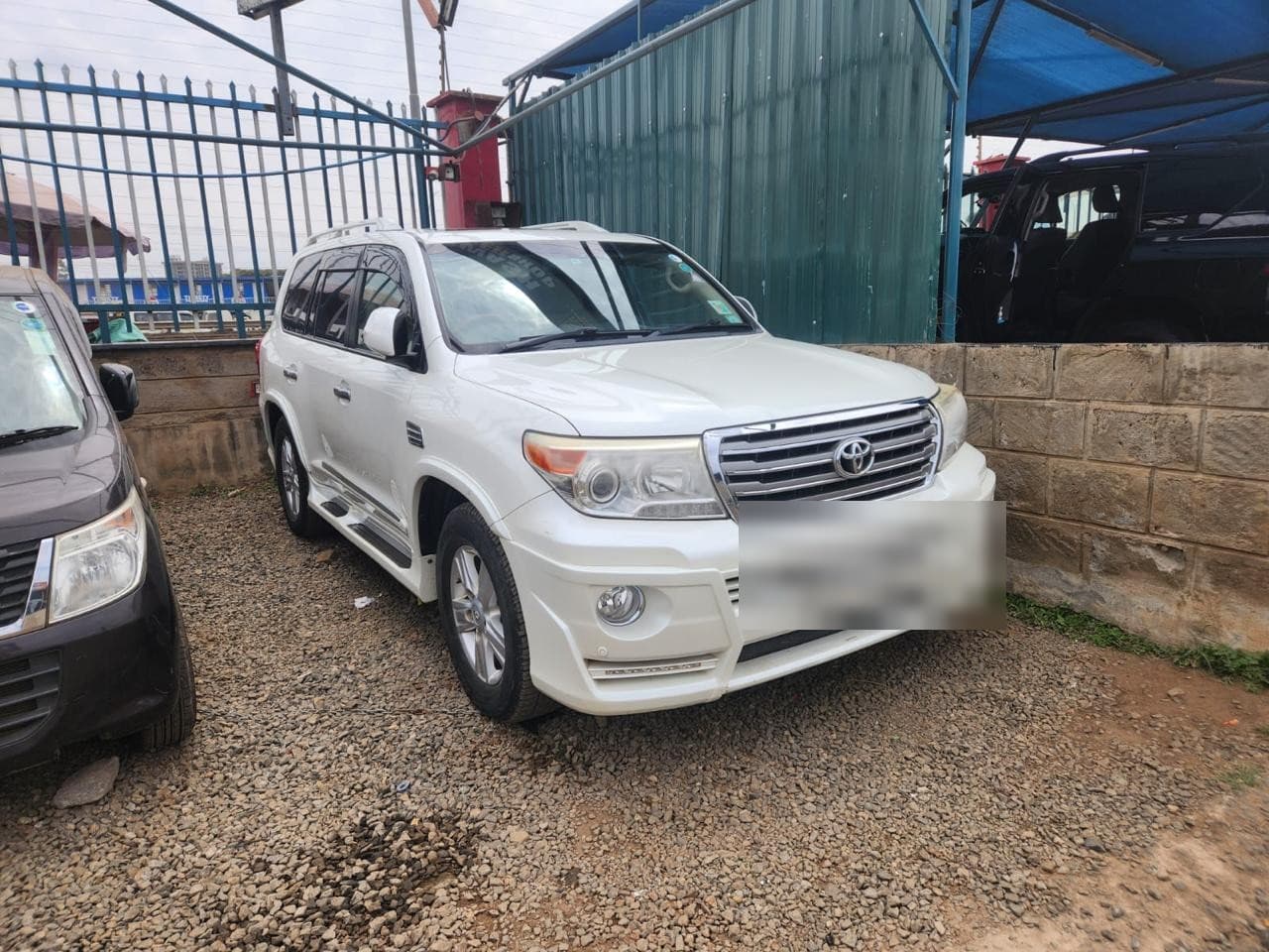 Toyota Land Cruiser LC200 before its LC300-look facelift at Omar's Classic Garage, Ruiru